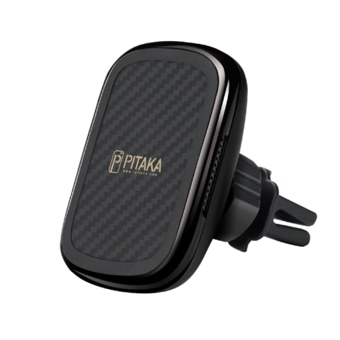 Автомобильный держатель Pitaka MagEZ Mount Qi Combo (CMS003QCP) с беспроводной зарядкой (Black) купить в интернет-магазине icover
