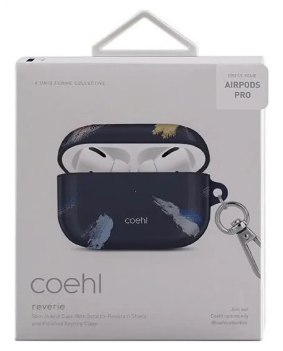 Чехол Uniq COEHL (AIRPODSPRO-REVBLU) для AirPods Pro (Reverie Blue) купить в интернет-магазине icover