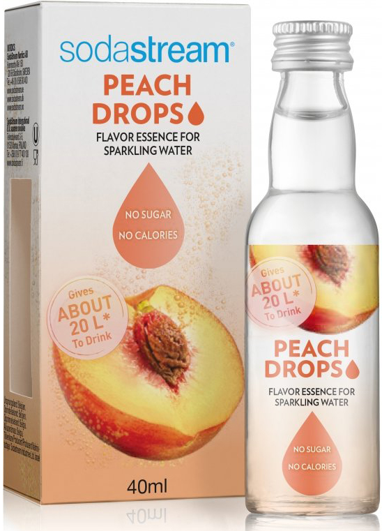 

Концентрат безалкогольного напитка Sodastream Drops 40ml (Peach)