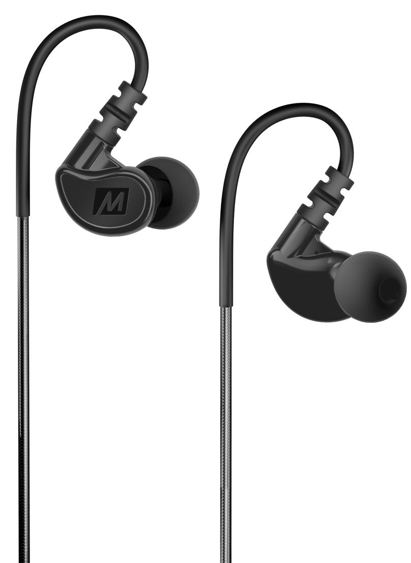 Спортивные наушники MEE Audio M6 2nd Gen (M6G2-BK) с микрофоном (Black) купить в интернет-магазине icover