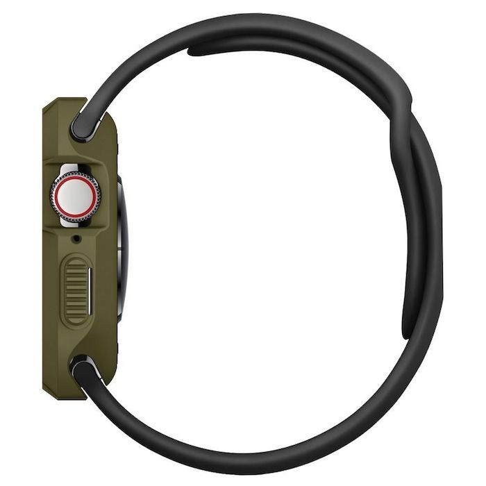 Чехол Spigen Rugged Armor (062CS24469) для Apple Watch SE/4/5/6 44mm (Olive Green) купить в интернет-магазине icover