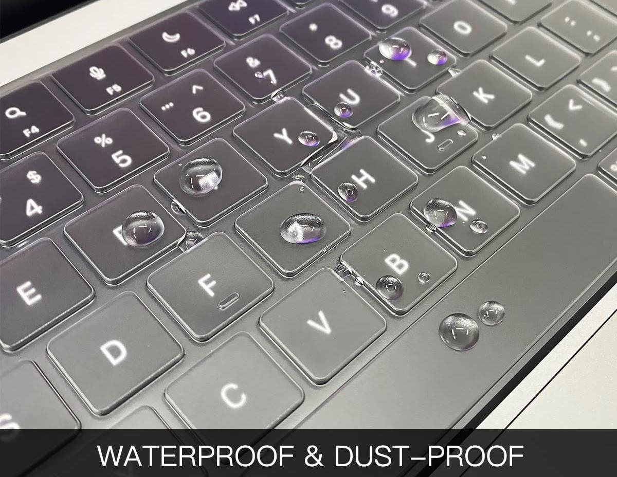 Накладка на клавиатуру iBlas для Apple MacBook Pro 14/16" (A2485/A24) 2021 US (американская раскладка) (Clear) купить в интернет-магазине icover