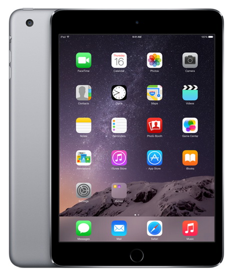 Планшет Apple iPad mini 3 16Gb Wi-Fi + Cellular Space Gray (MGHV2RU/A) купить в интернет-магазине icover