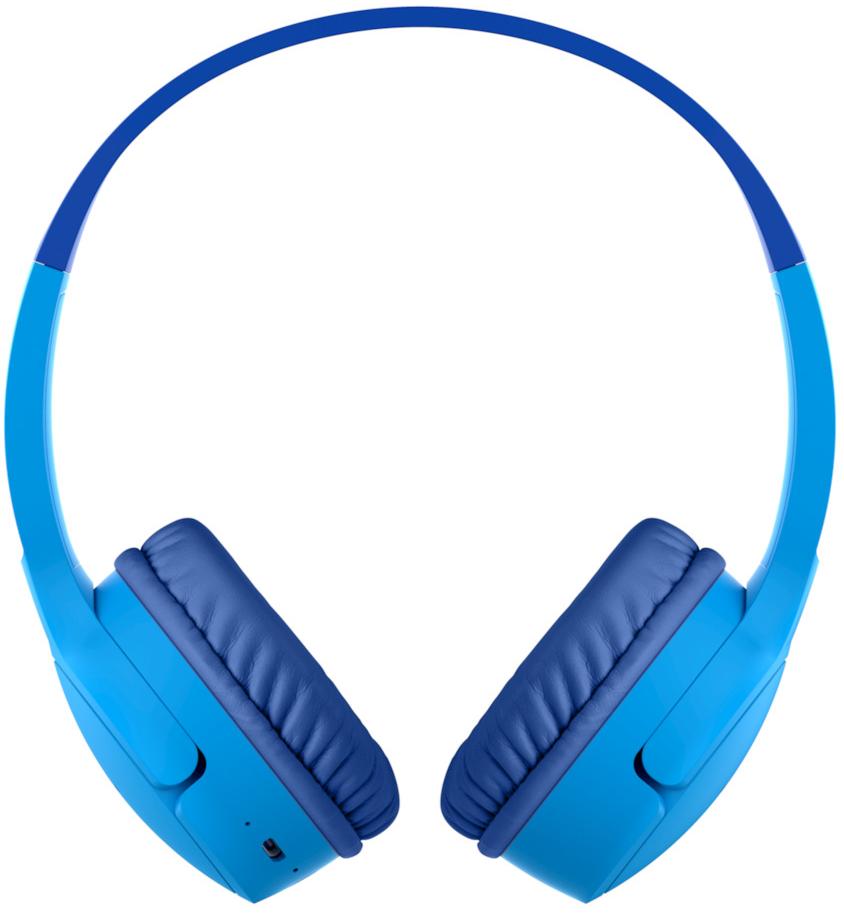 Детские Bluetooth-наушники с микрофоном Belkin Soundform Mini AUD002btBL (Blue) купить в интернет-магазине icover