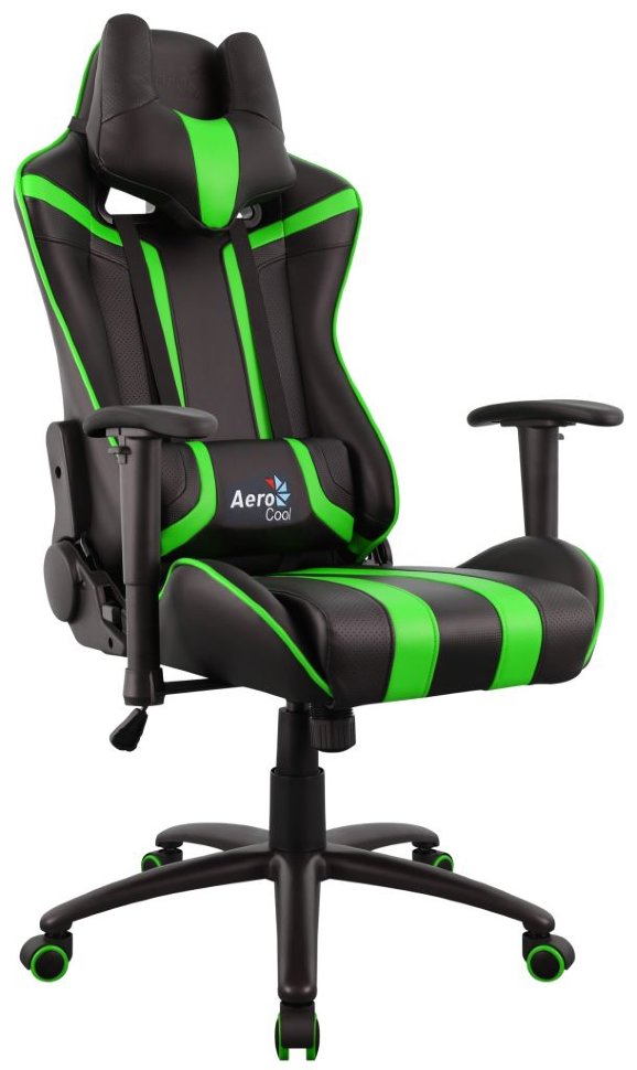 

Игровое кресло Aerocool AC120 AIR (Black/Green)