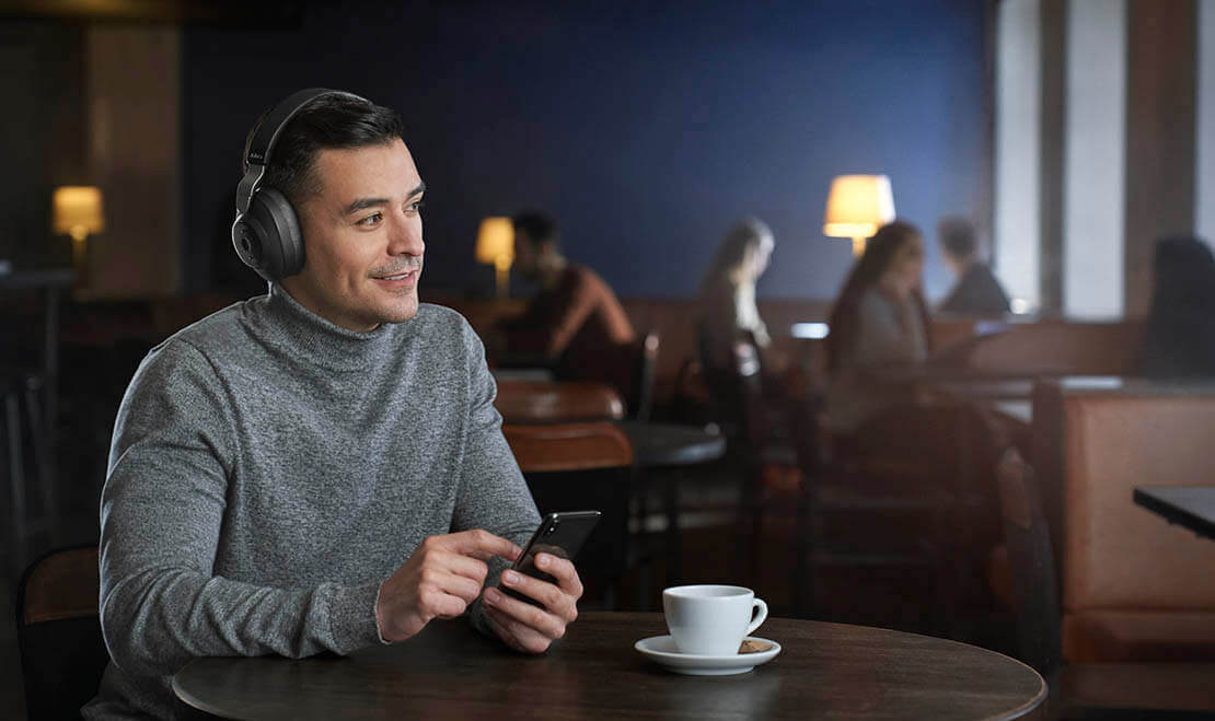 Bluetooth-наушники с микрофоном Jabra Elite 85h ANC (Titanium Black) купить в интернет-магазине icover