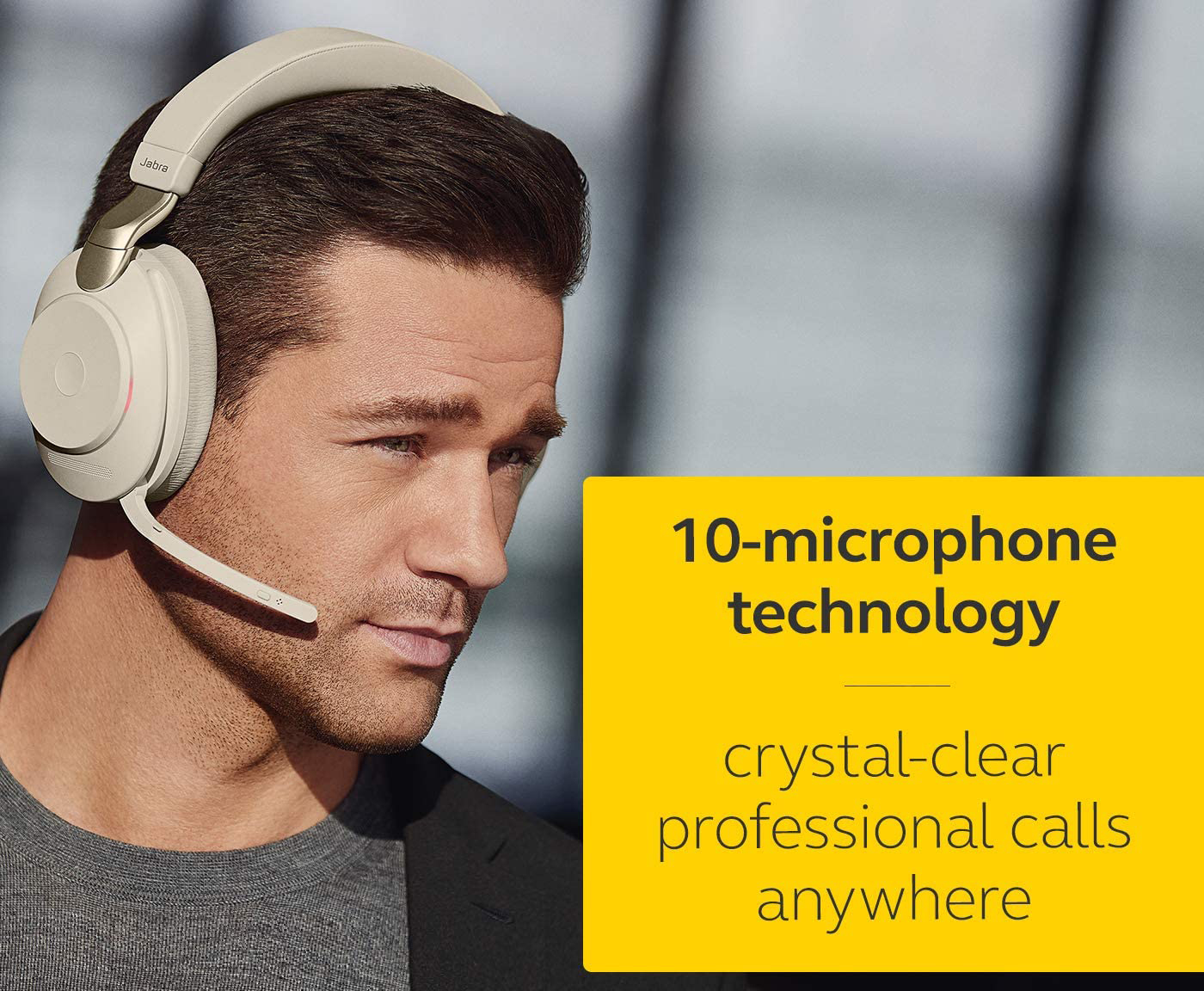 Гарнитура Jabra Evolve2 85 Link380c MS Stereo 28599-999-898 (Beige) купить в интернет-магазине icover