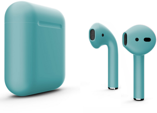 Беспроводные наушники Apple AirPods Color (Tiffany) купить в интернет-магазине icover
