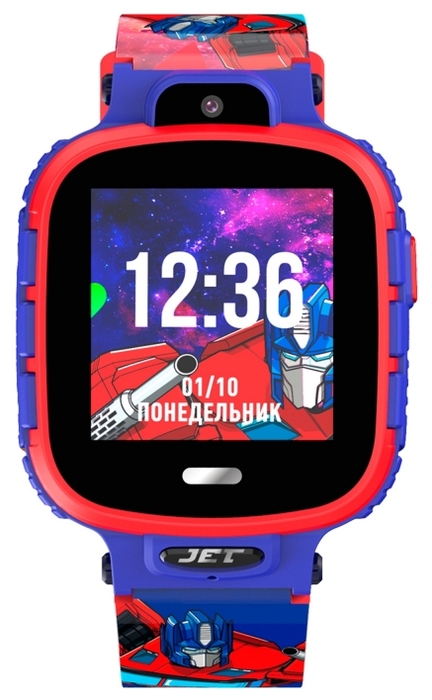 Детские умные часы Jet Kid Transformers NEW (Optimus Prime) купить в интернет-магазине icover