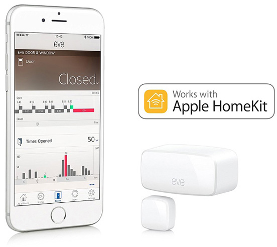 Датчики безопасности Elgato Eve Door & Window 1ED109901001 для Apple Homekit (White) купить в интернет-магазине icover