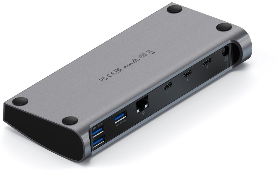 Зарядная док-станция Satechi Thunderbolt 4 ST-UCT4DM-EU (Space Grey) купить в интернет-магазине icover