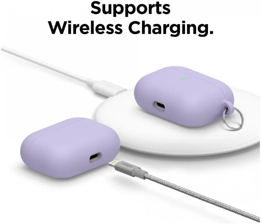 Чехол Elago Liquid Hang Case (EAPPRH-HANG-LV) для AirPods Pro (Lavender) купить в интернет-магазине icover