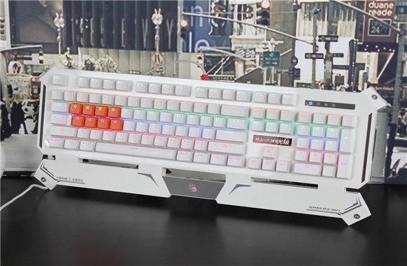 A4Tech Bloody B740A - игровая проводная клавиатура (Silver/Black) купить в интернет-магазине icover