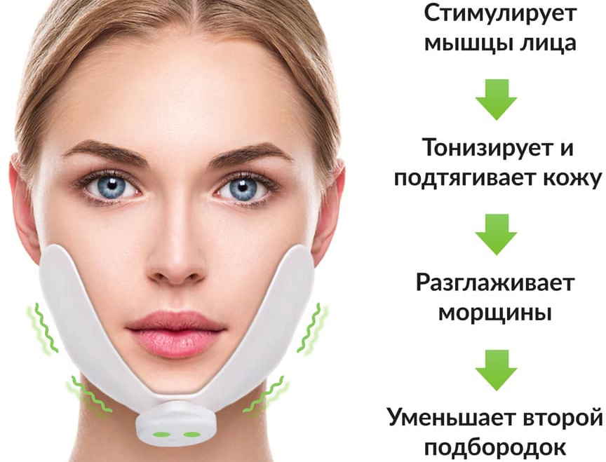 Миостимулятор для подтяжки лица GESS Skinny Chin (Green) купить в интернет-магазине icover