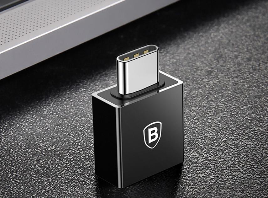 Адаптер Baseus USB/USB-C CATJQ-B01 (Black) купить в интернет-магазине icover
