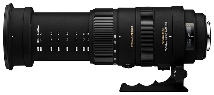 Sigma AF 50-500mm f/4.5-6.3 APO DG OS HSM (738954) - объектив для Canon EF (Black) купить в интернет-магазине icover