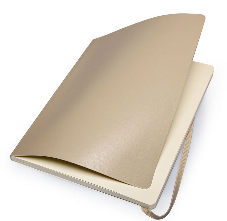Moleskine Classic Soft XLarge (QP623G4) - нелинованный блокнот (Beige) купить в интернет-магазине icover