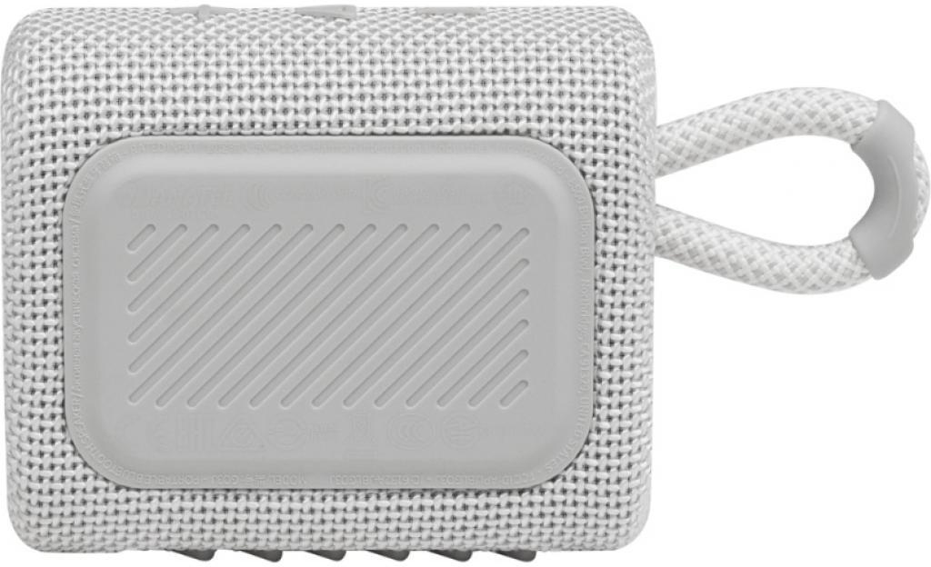 Портативная акустика JBL Go 3 (White) купить в интернет-магазине icover