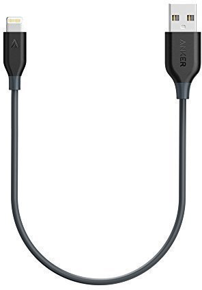 

Anker PowerLine 0.3m (A8114011) - кабель Lightning to USB (Graphite)
