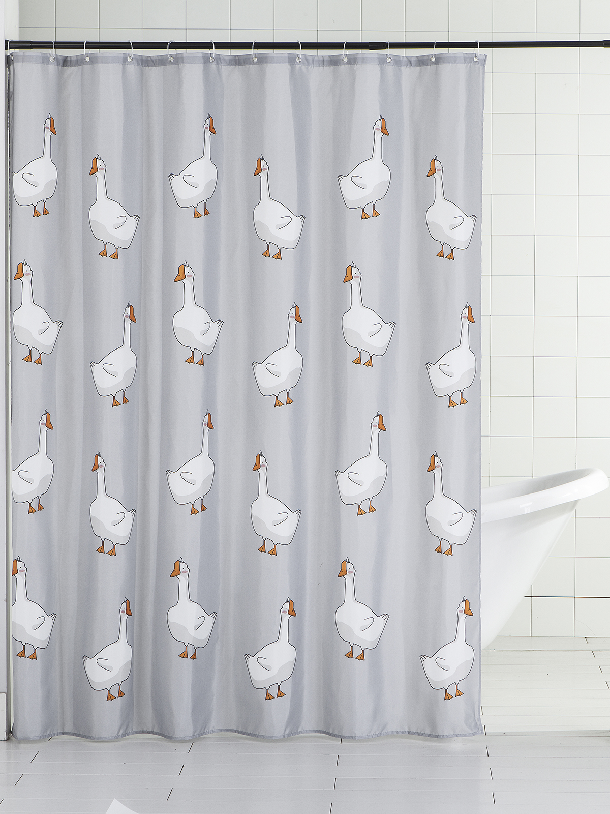 Штора для ванной комнаты Ridberg 180x200 см (Geese) купить в интернет-магазине icover
