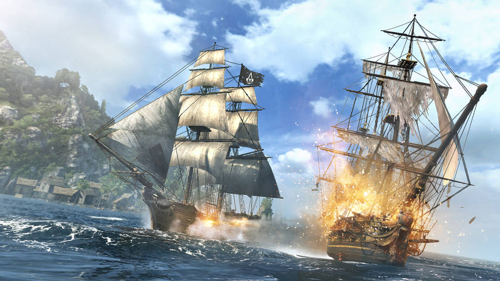 Assassin's Creed 4 Black Flag - видеоигра для Sony PlayStation 4 купить в интернет-магазине icover