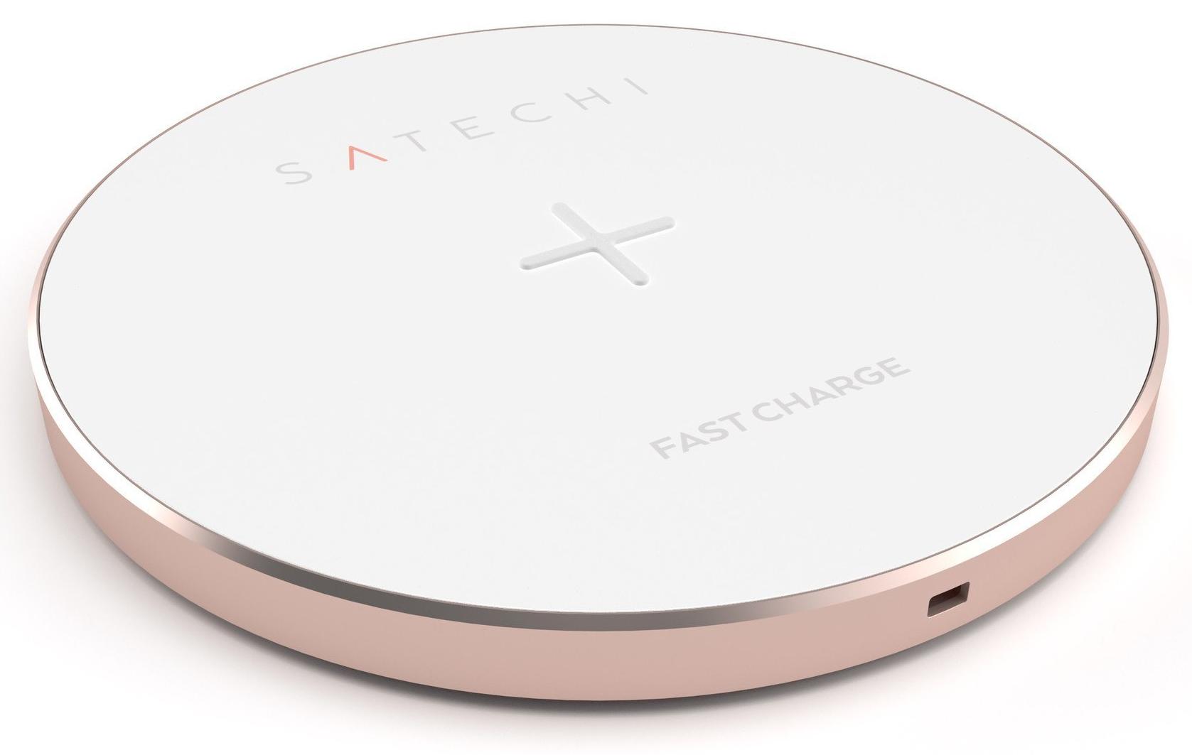 

Беспроводное зарядное устройство Satechi Wireless Charging Pad (Rose Gold), Wireless Charging Pad