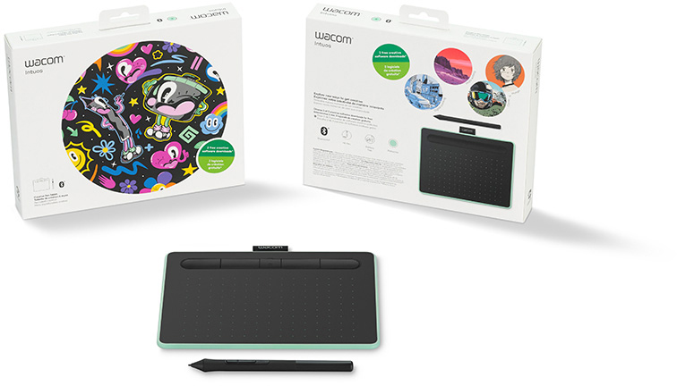 Графический планшет Wacom Intuos S CTL-4100K-N (Black) купить в интернет-магазине icover