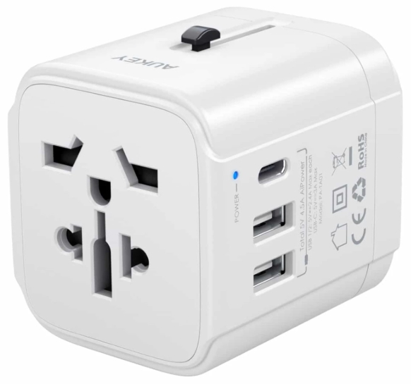 

Сетевое зарядное устройство Aukey Universal Travel Adapter PA-TA01 (White)