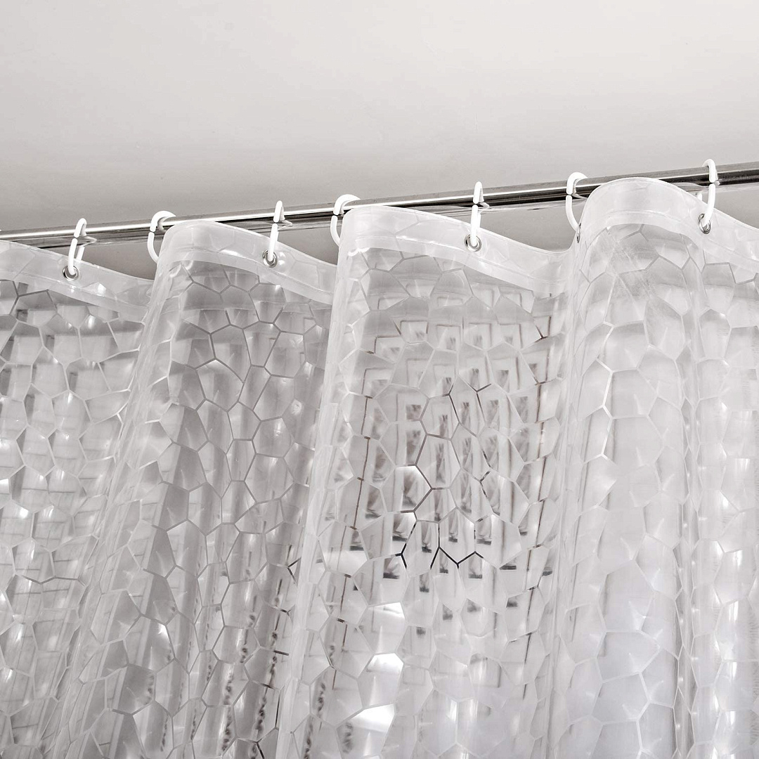 Штора для ванной комнаты Ridberg Коралл PEVA 180 x 200 см (Clear) купить в интернет-магазине icover