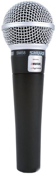 Кардиоидный динамический вокальный микрофон Shure SM58-LCE (Black) купить в интернет-магазине icover