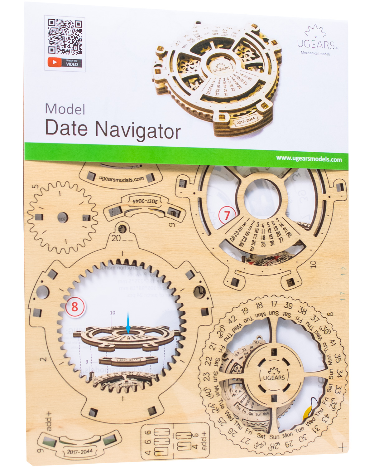 

3D-пазл UGears Навигатор дат (70036)
