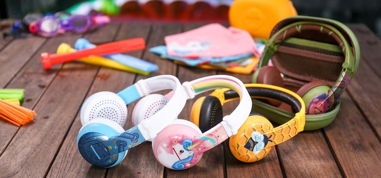 Детские Bluetooth-наушники с микрофоном BuddyPhones Wave (Monkey) купить в интернет-магазине icover