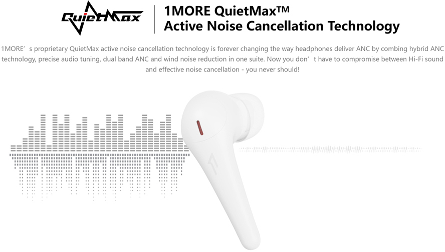 Bluetooth-наушники 1MORE ComfoBuds Pro (White) купить в интернет-магазине icover