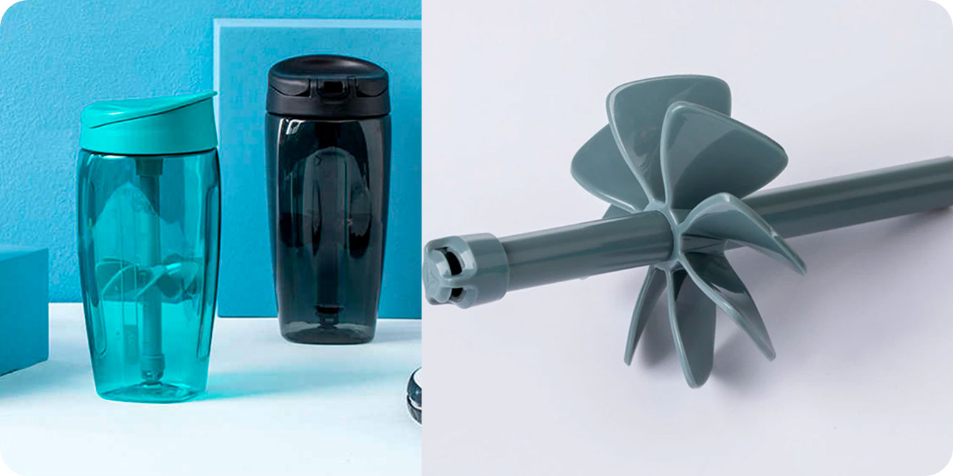 Бутылка Xiaomi Jordan & Judy Blender Cup Portable Sports Fitness (Black) купить в интернет-магазине icover