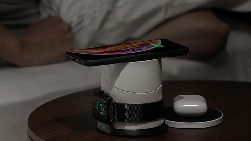 Беспроводное зарядное устройство Pitaka MagDock Pro (White) купить в интернет-магазине icover