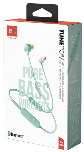 Беспроводные наушники JBL Tune 115BT JBLT115BTTEL (Teal) купить в интернет-магазине icover