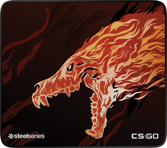 Коврик для мыши Steelseries QcK+ CS:GO Howl Edition (1081677) купить в интернет-магазине icover