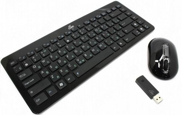 ASUS Eee Wireless Keyboard + Mouse Set (90-XB0E00KM00060) - беспроводные клавиатура и мышь (Black) купить в интернет-магазине icover