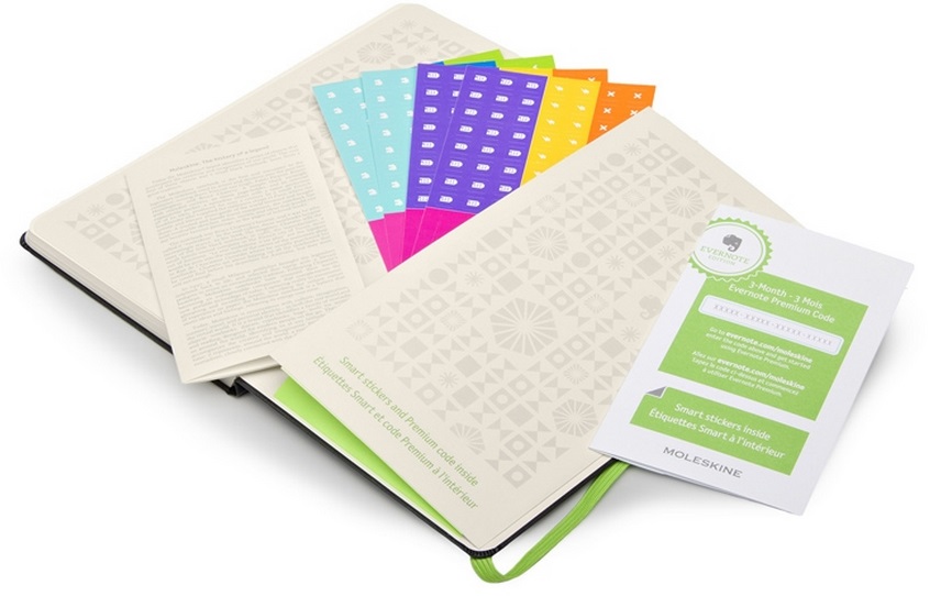 Moleskine Evernote Large (SKLSKETCHEV) - блокнот для рисования в точку (Black) купить в интернет-магазине icover