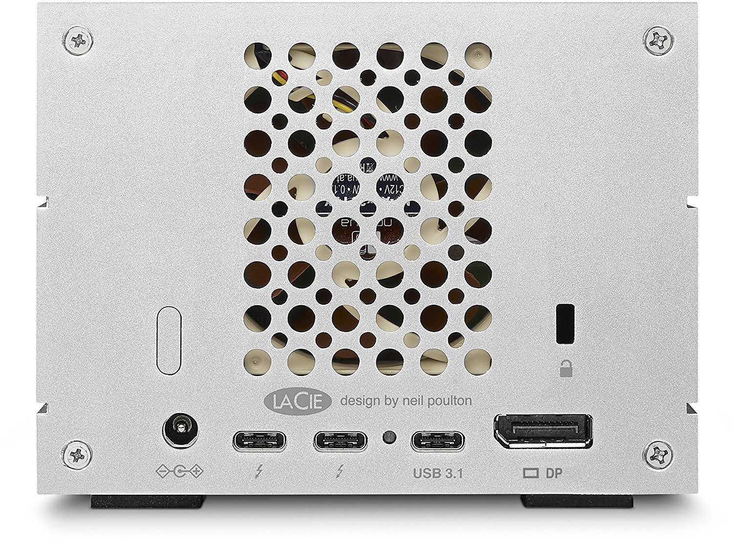 Сетевое хранилище LaCie 2big Dock (STGB28000400) Thunderbolt 3 28Tb (Silver) купить в интернет-магазине icover