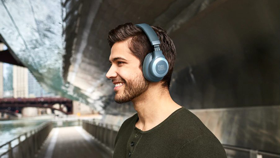 Bluetooth-наушники JBL E65BTNC с микрофоном (White) купить в интернет-магазине icover