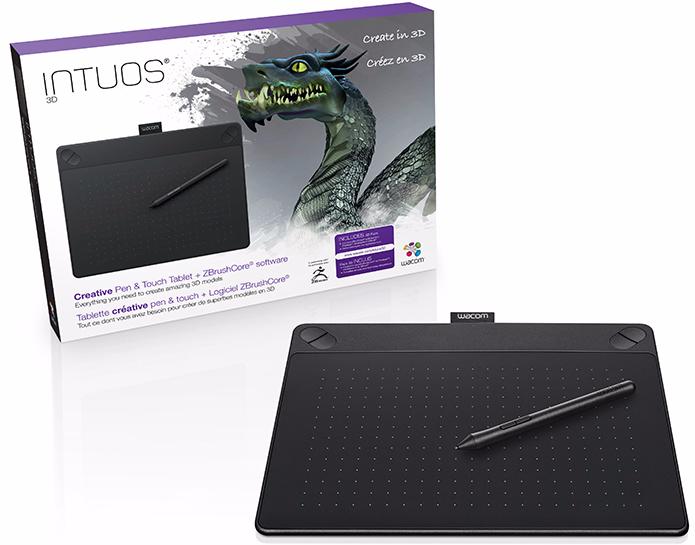 Wacom Intuos 3D M (CTH-690TK-N) - графический планшет (Black) купить в интернет-магазине icover