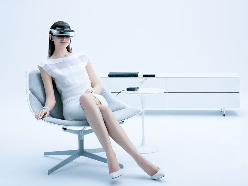 Sony HMZ-T3 - персональный 3D-дисплей с OLED-экранами купить в интернет-магазине icover