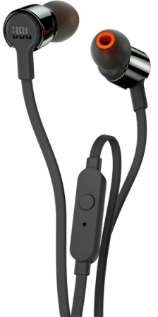 Внутриканальная гарнитура JBL T210 (Black) купить в интернет-магазине icover