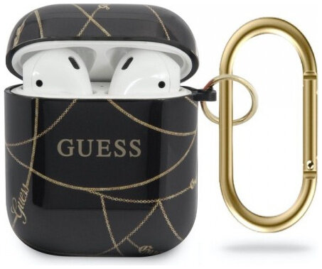 

Чехол Guess CG Mobile (GUACA2TPUCHBK) для AirPods (Chain Black)