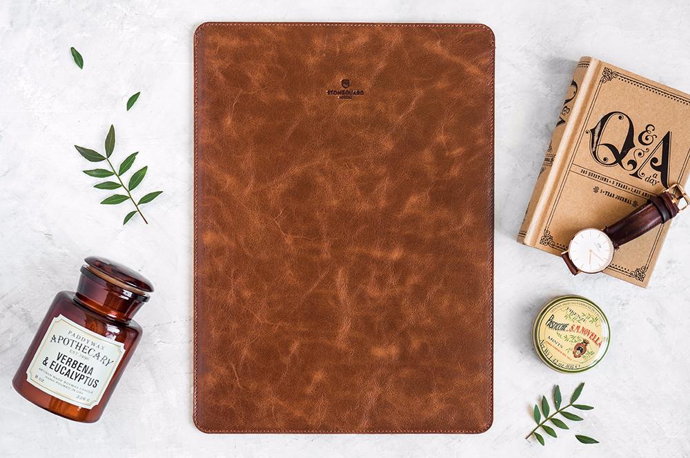 Кожаный чехол Stoneguard 511 для MacBook 12 (Brown) купить в интернет-магазине icover