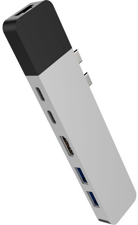 

USB-хаб HyperDrive NET 6-in-2 для MacBook Pro 13/15 (Silver)