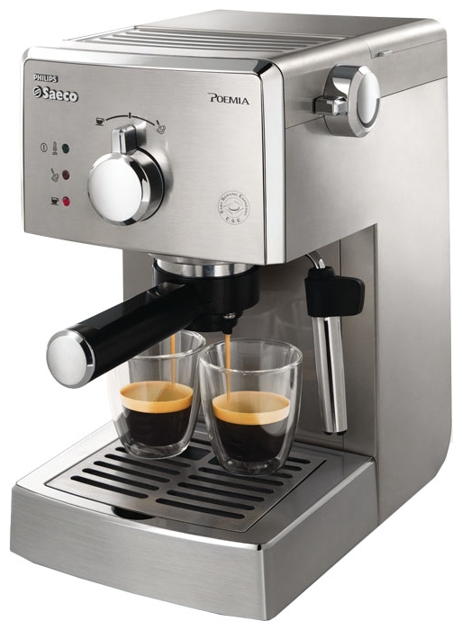 Philips Saeco HD8327/99 - кофеварка (Steel) купить в интернет-магазине icover
