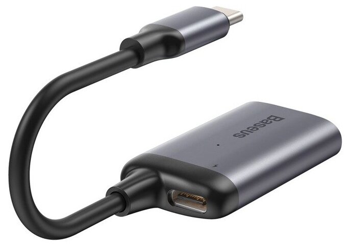 USB-концентратор Baseus Enjoyment Series USB-C to HDMI/PD CAHUB-W0G (Deep Grey) купить в интернет-магазине icover