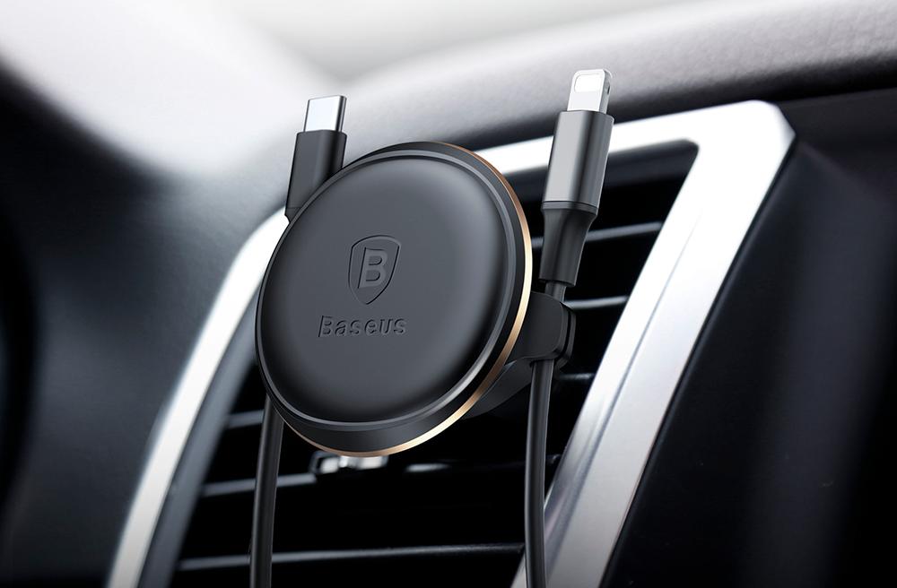 Автомобильный держатель Baseus Magnetic Air Vent Car Mount Holder (SUGX-A01) для смартфонов (Black) купить в интернет-магазине icover